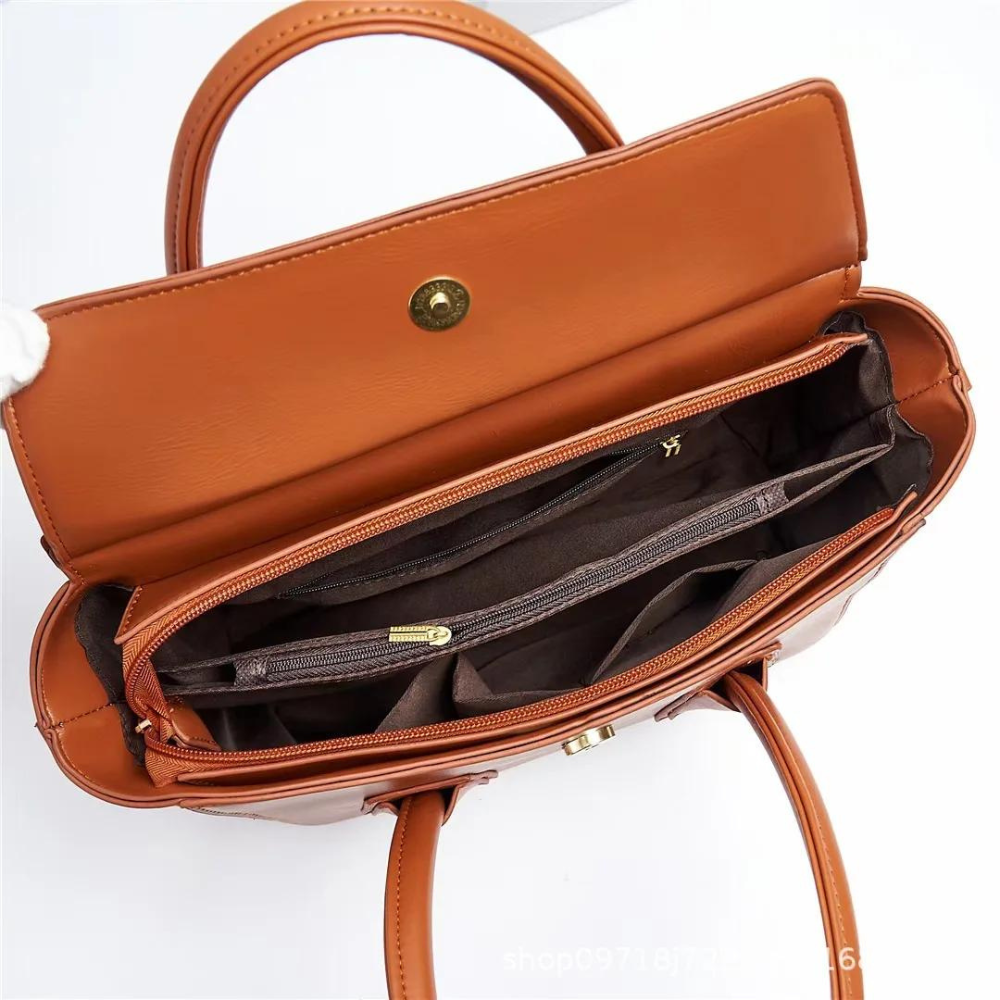 CARTERA CUERO + BILLETERA