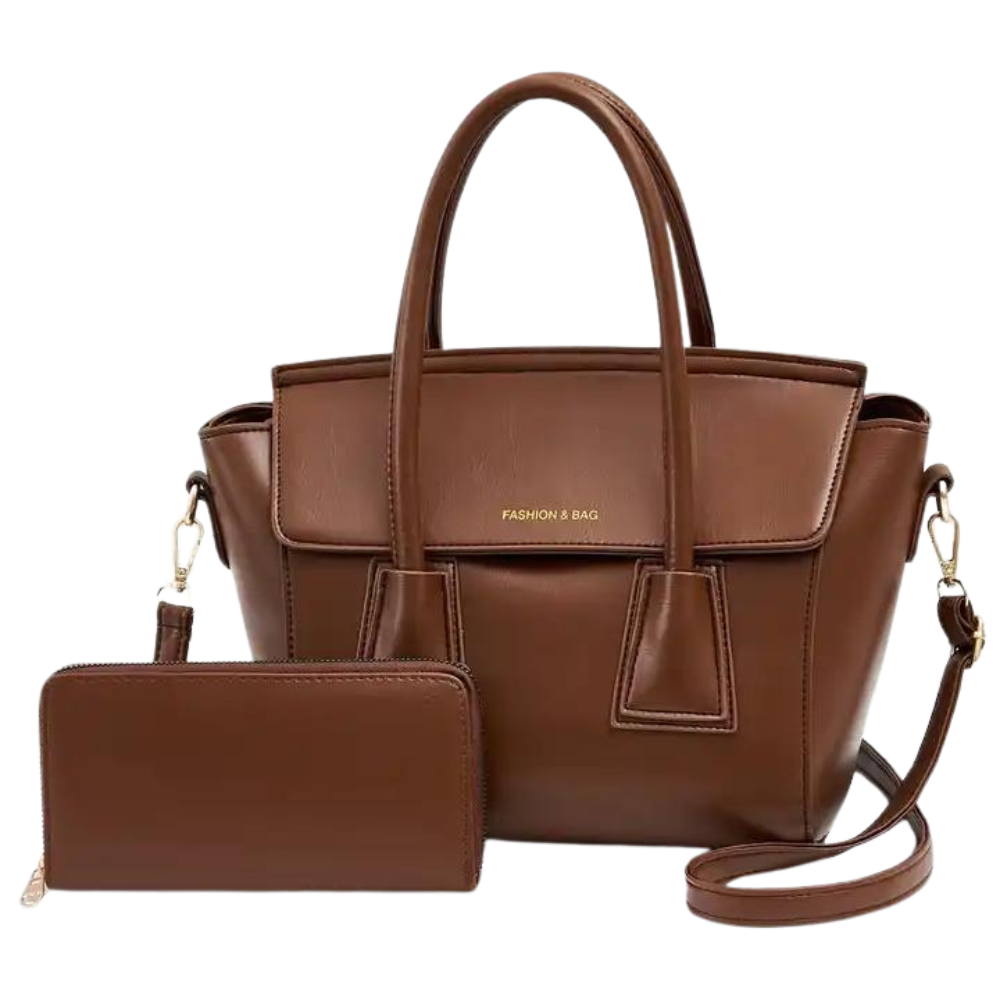 CARTERA CUERO + BILLETERA