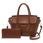 CARTERA CUERO + BILLETERA