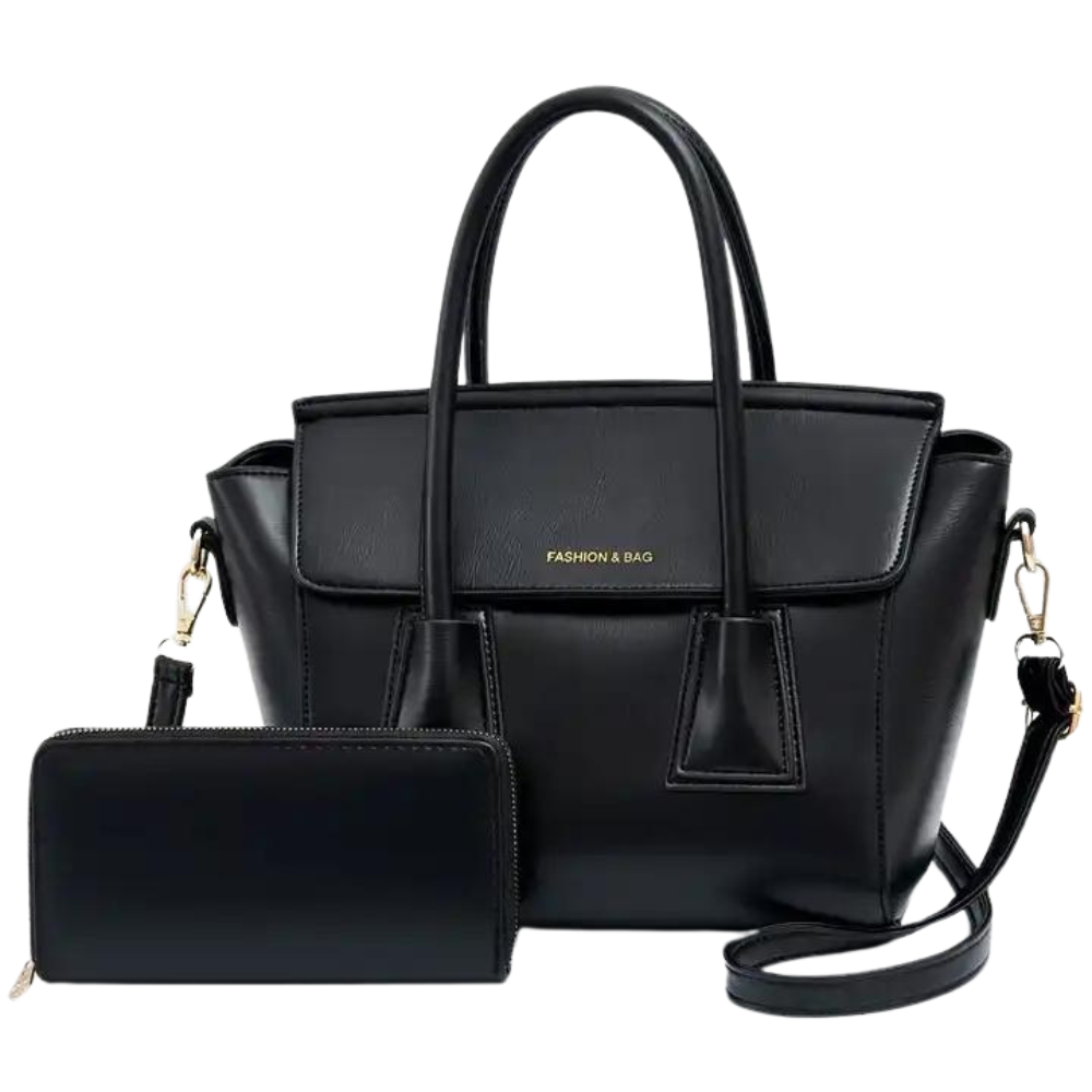 CARTERA CUERO + BILLETERA