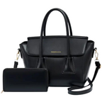 CARTERA CUERO + BILLETERA