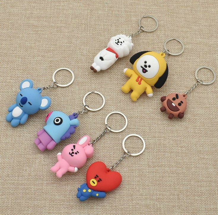 PACK DE 8 LLAVEROS BTS!!!