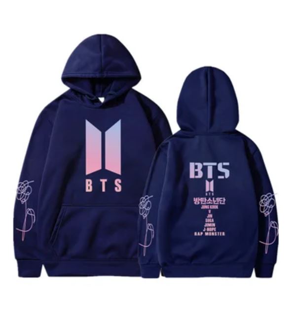 POLERA CON CAPUCHA BTS