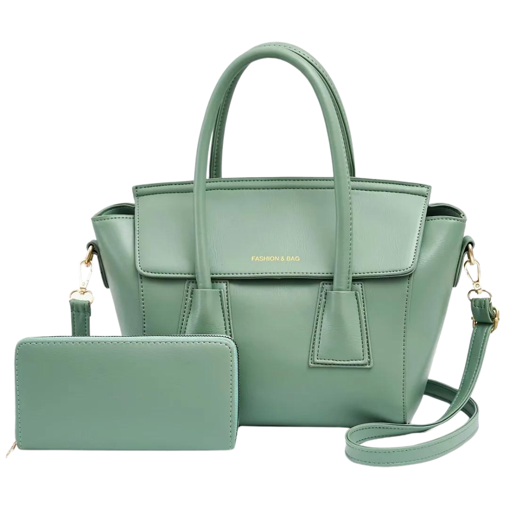 CARTERA CUERO + BILLETERA